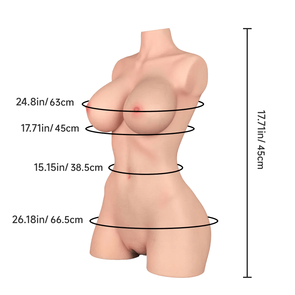 Madison Realistic Mini Silicone Sex Doll Torso - Sex Doll