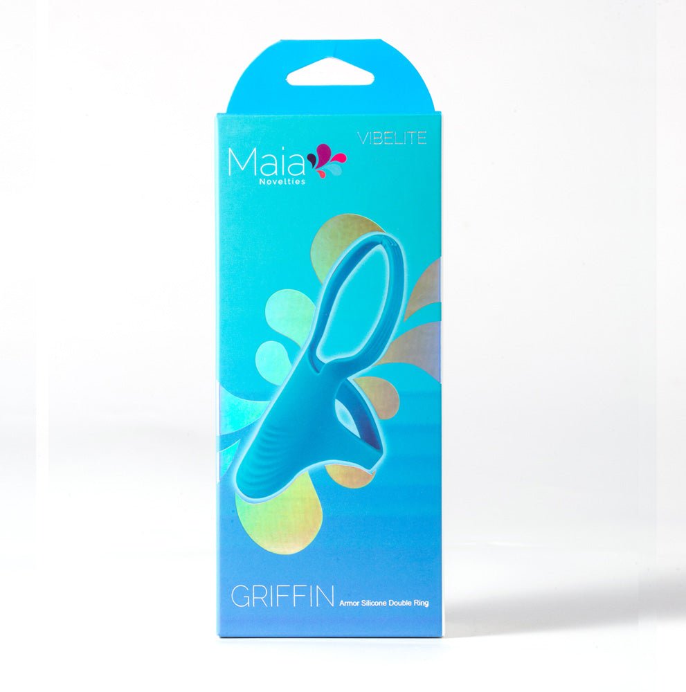 Maia GRIFFIN - Blue Silicone Cock Ring - COCK RINGS
