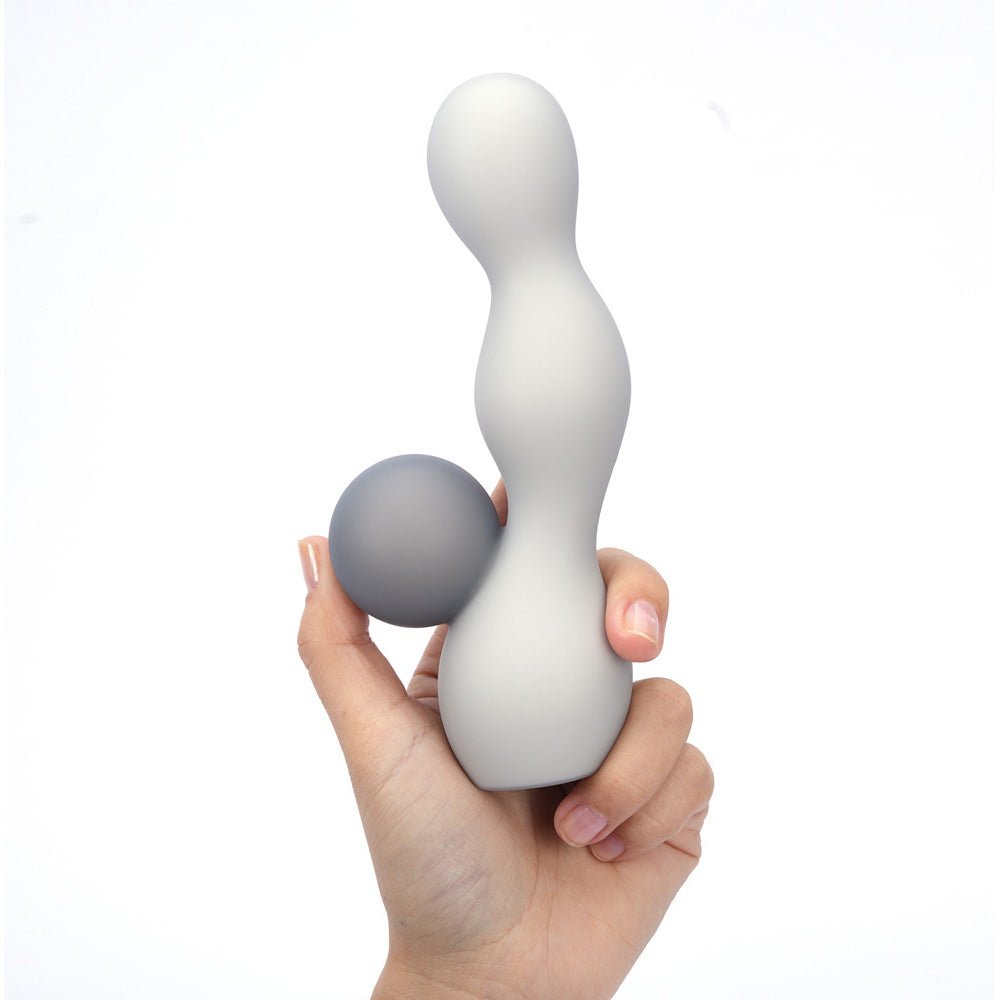 Maia Presley Grey USB Rechargeable Ball Vibrator - VIBRATORS