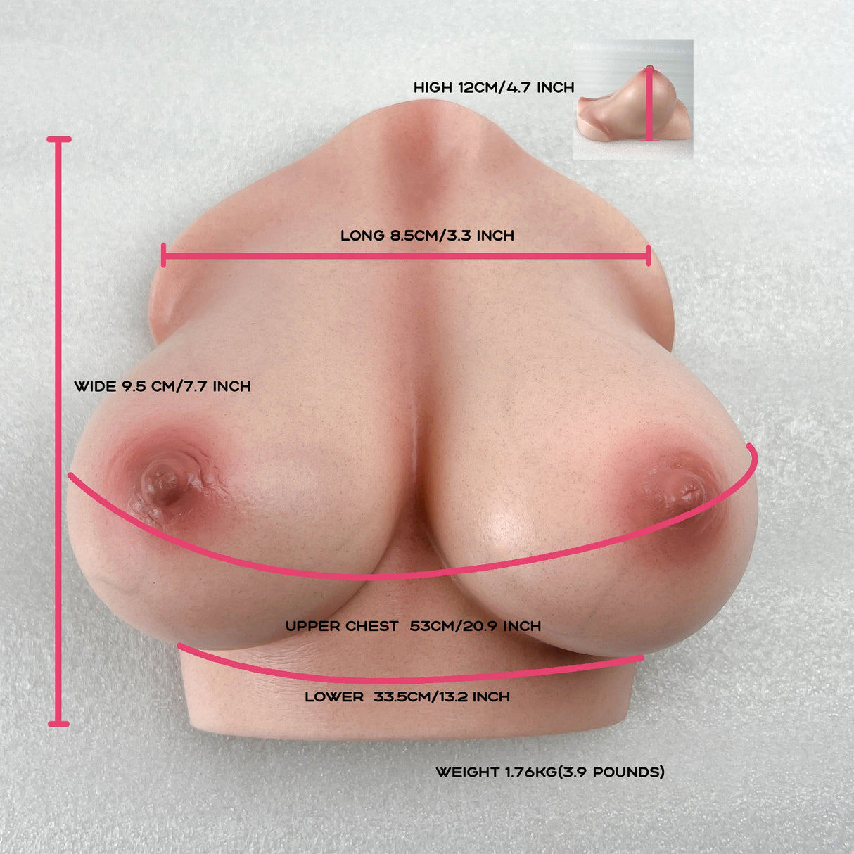 Mammary Intercourse Silicone Sex Torso Si - B - 53 | ⭐️CLM(Climax Doll) Pro⭐️ - Sex Doll