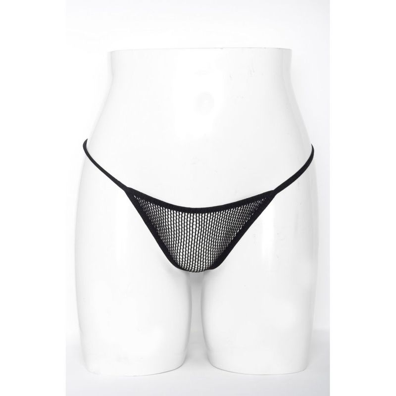 Mesh Net G - String Black - Lingerie