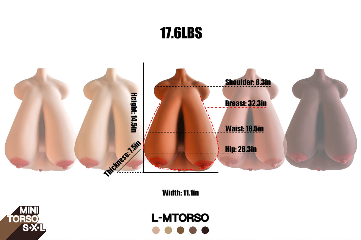 Mini Sex Toy Torso - L | 🔹CLM(Climax Doll) Classic🔹 - Sex Doll