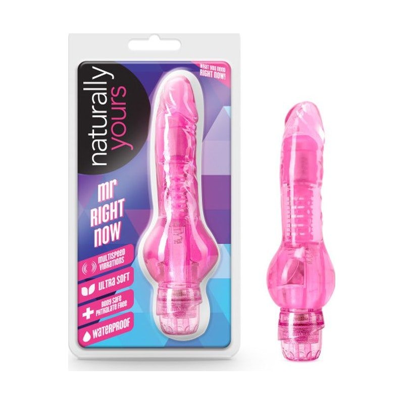 Naturally Yours Mr. Right Now Pink - Adult Toys