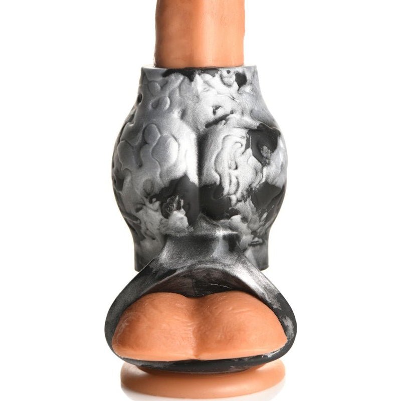 Night Prowler Silicone Penis Sleeve and Ball Stretcher - Adult Toys