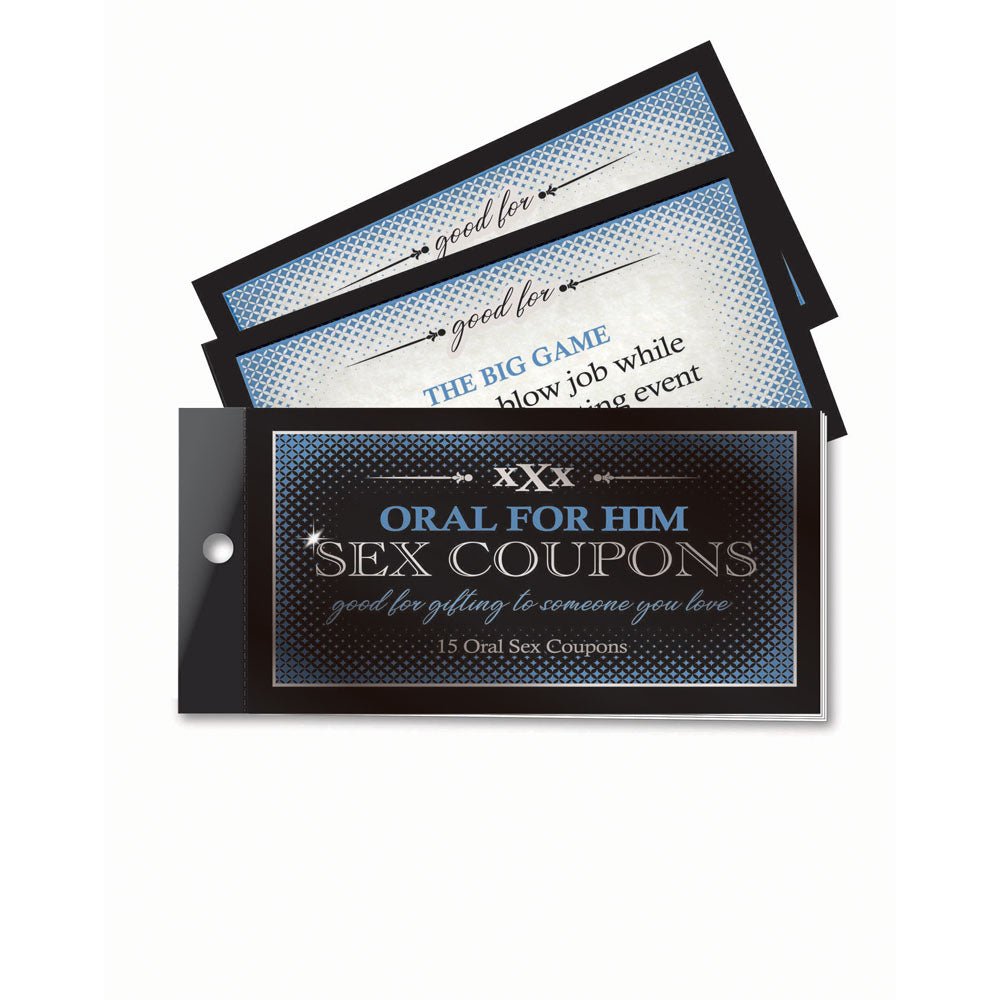 Oral For Him Sex Coupons - NOVELTIES