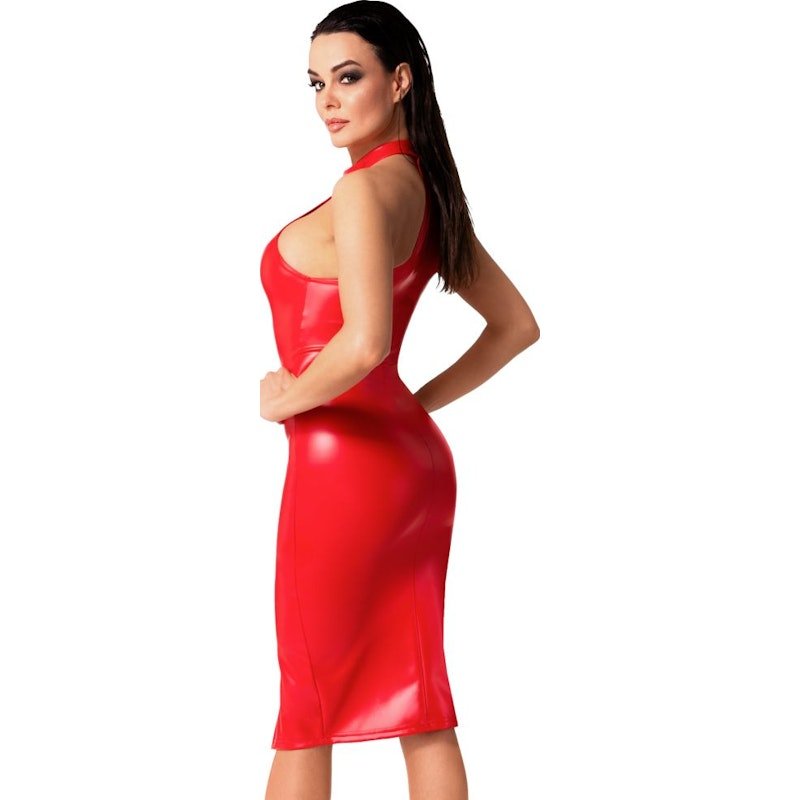 Orgia Midi Dress Red - Lingerie