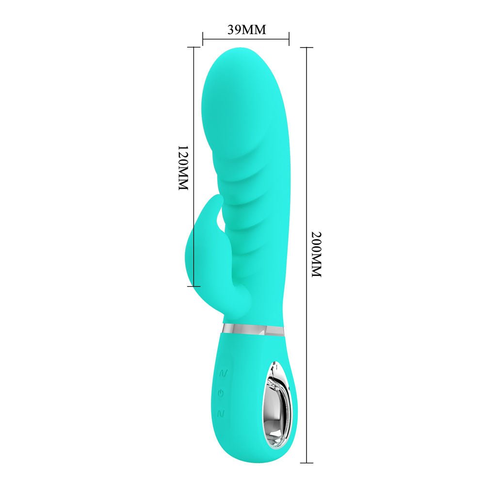Party Up EDWARD Rabbit Vibe - Teal - VIBRATORS