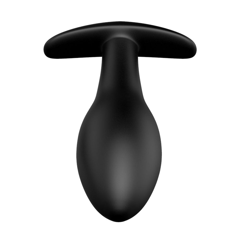Party Up JASON Vibrating Anal Plug - Black - ANAL TOYS