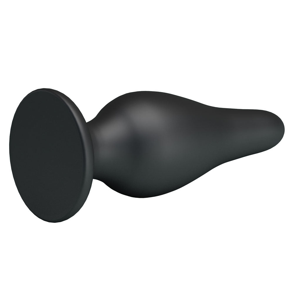 Party Up JEREMY Butt Plug - Black 15.4 cm - ANAL TOYS