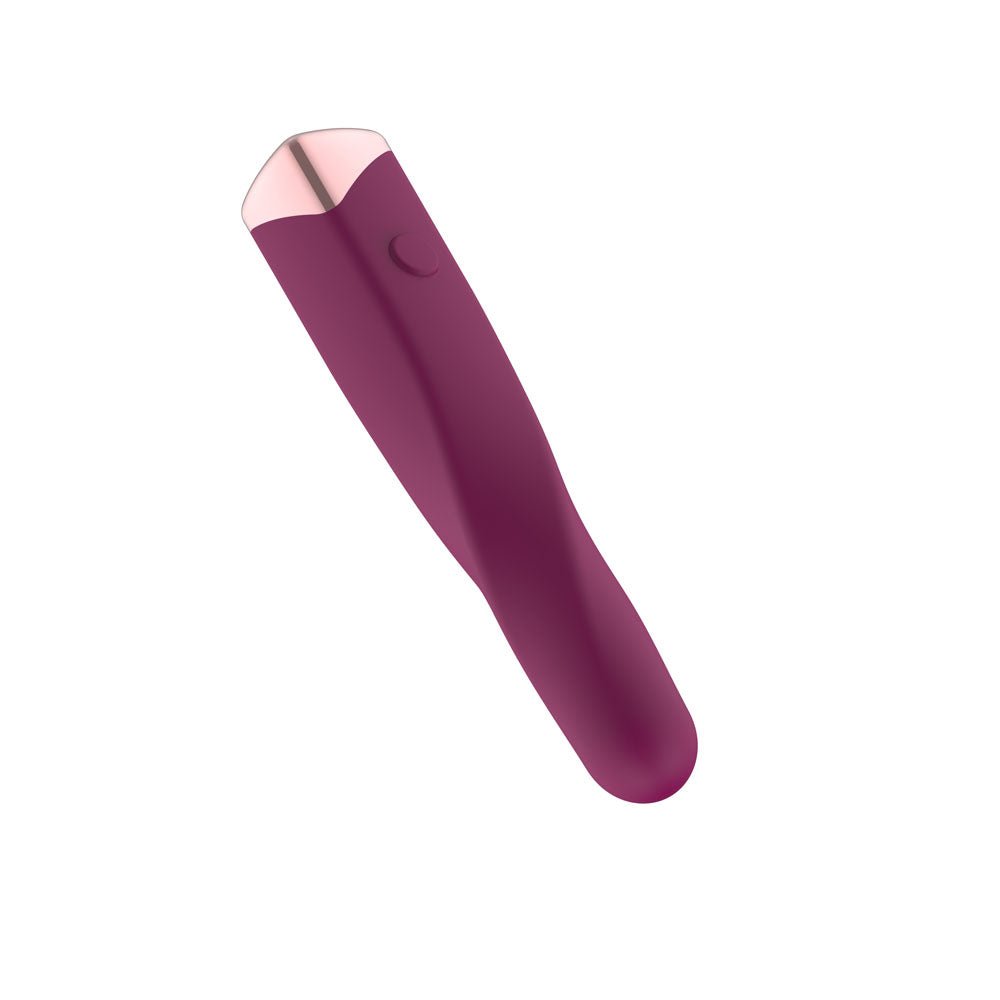 Passion Play USB Rechargeable Vibrating Bullet Purple 12cm - BULLETS & EGGS