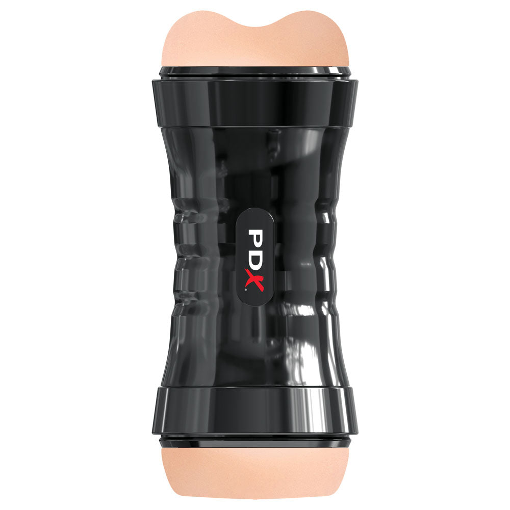 PDX Wet Pussies Super Flip-A-Pussy Over - Flesh Dual Ended Stroker (Vagina & Ass) - male masturbator