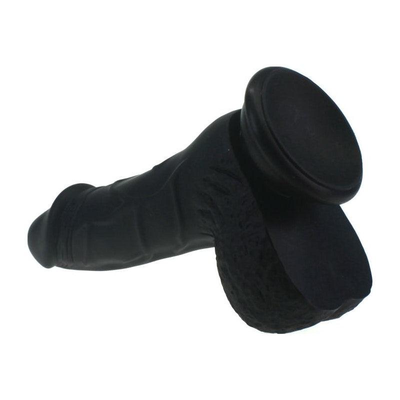 Pedro Thick Realistic Cock w Balls Black - Adult Toys