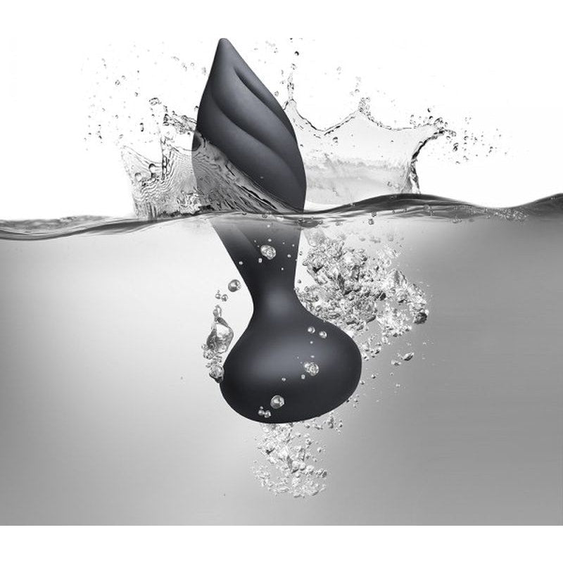 Petite Sensation Desire Butt Plug w Remote Black - Adult Toys
