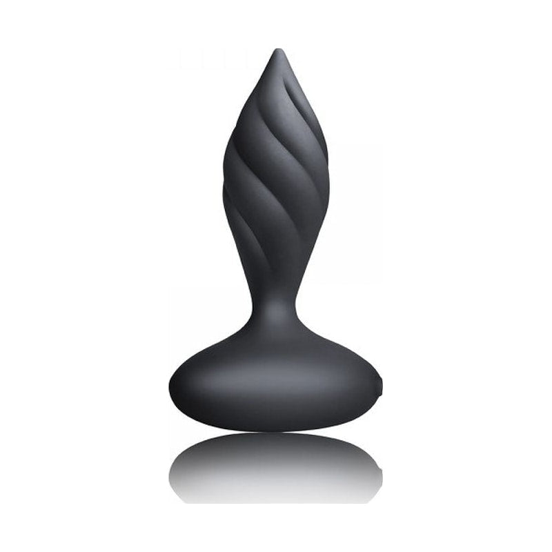 Petite Sensation Desire Butt Plug w Remote Black - Adult Toys