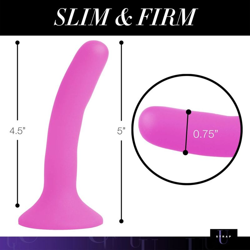 Pink Silicone Strap - On Dildo Small - Adult Toys