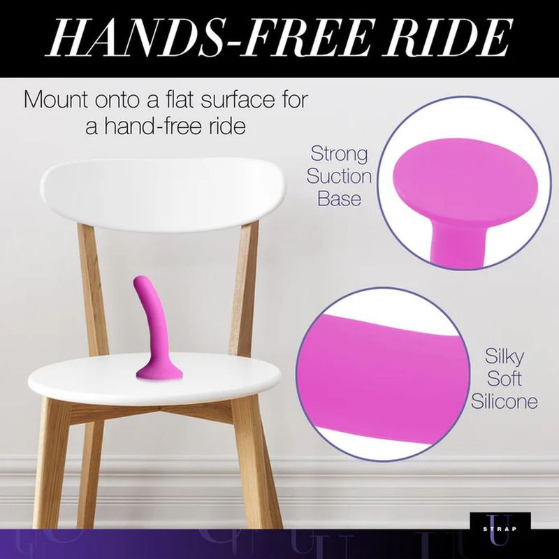 Pink Silicone Strap - On Dildo Small - Adult Toys