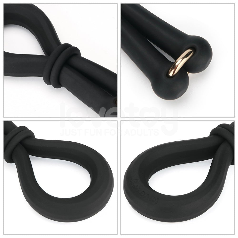Pinnacle Pro Anyfit Plus Stretcher Black Adjustable Cock Ring - COCK RINGS