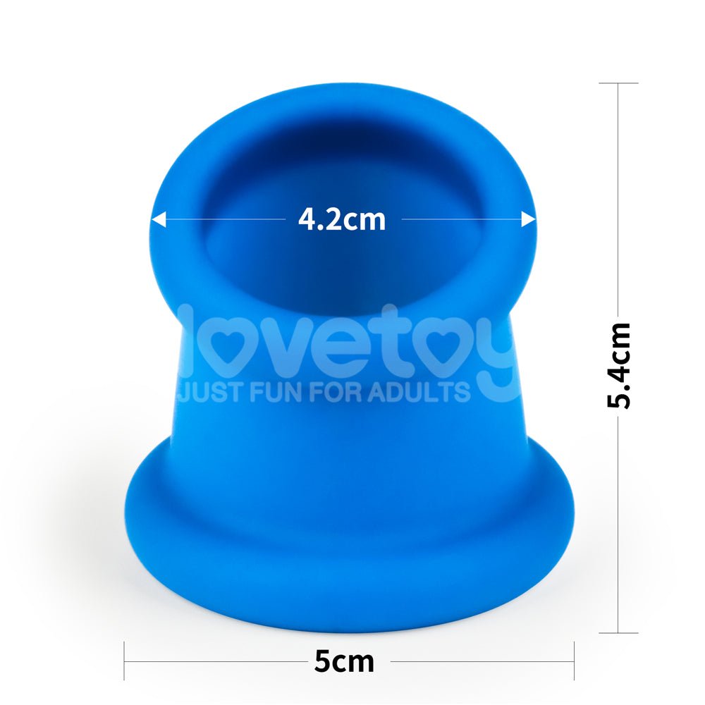 Pinnacle Pro Tapered Squeeze - Blue Ball Stretcher - COCK RINGS