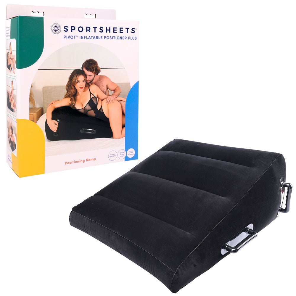 Pivot Inflatable Positioner Plus - Black XL Cushion - BONDAGE - TOYS