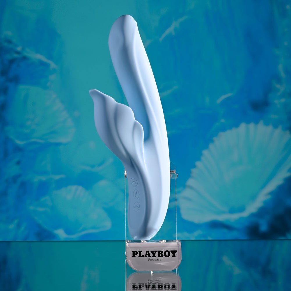 Playboy Pleasure IN BLOOM - Tapping & Heating Dual Vibrator - VIBRATORS