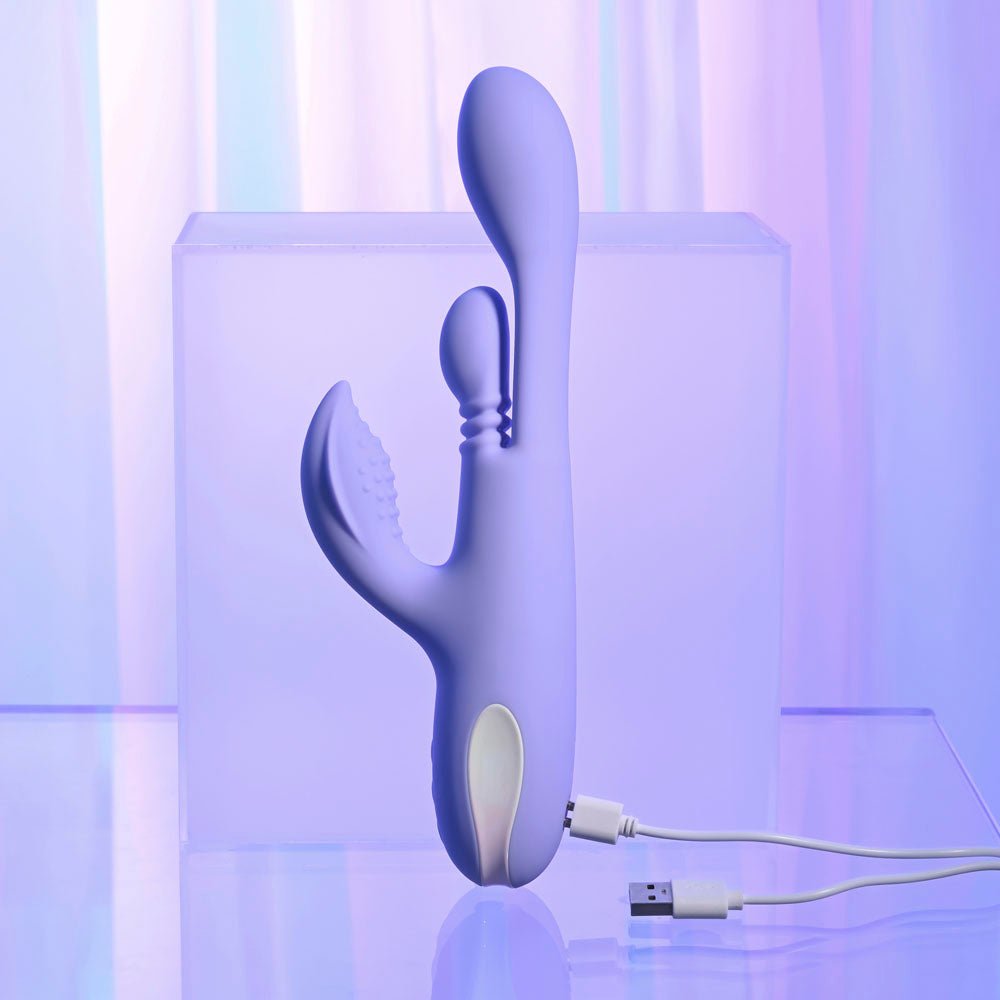 Playboy Pleasure NUBBIN RUBBIN - Thrusting Rabbit Vibrator - VIBRATORS