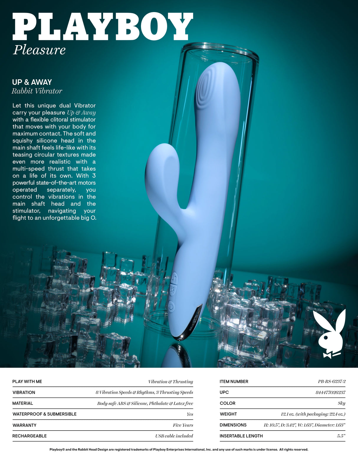 Playboy Pleasure UP AND AWAY - VIBRATORS
