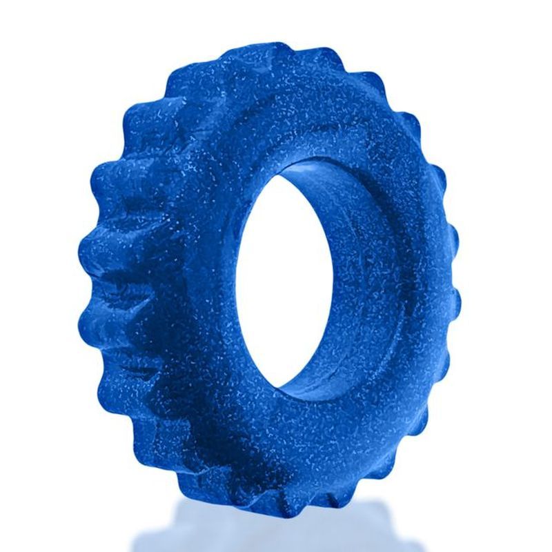Plushy Cock Ring Blue - Cock Rings
