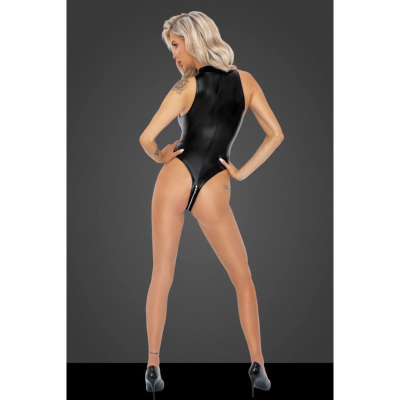 Powerwetlook Body with Front Zipper - Lingerie