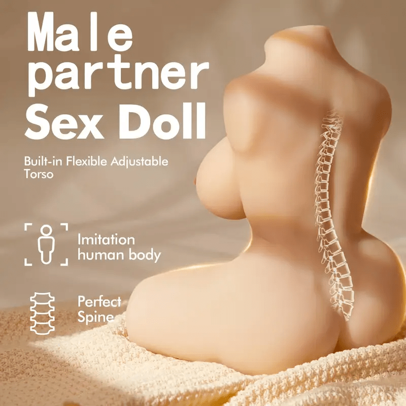Adjustable Realistic Torso Sex Toy for Ultimate Pleasure - Sex Doll