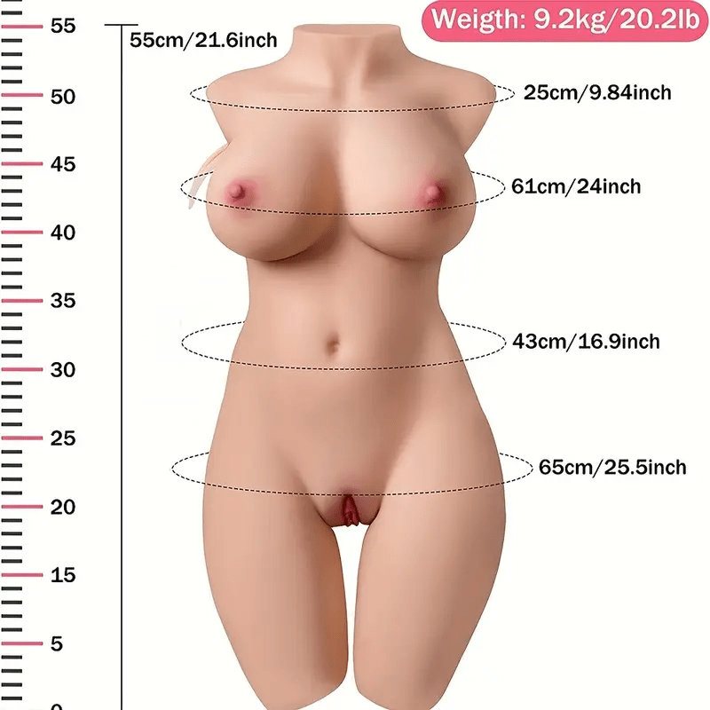 High - Quality TPE Torso Sex Doll, Realistic Feel - Sex Doll