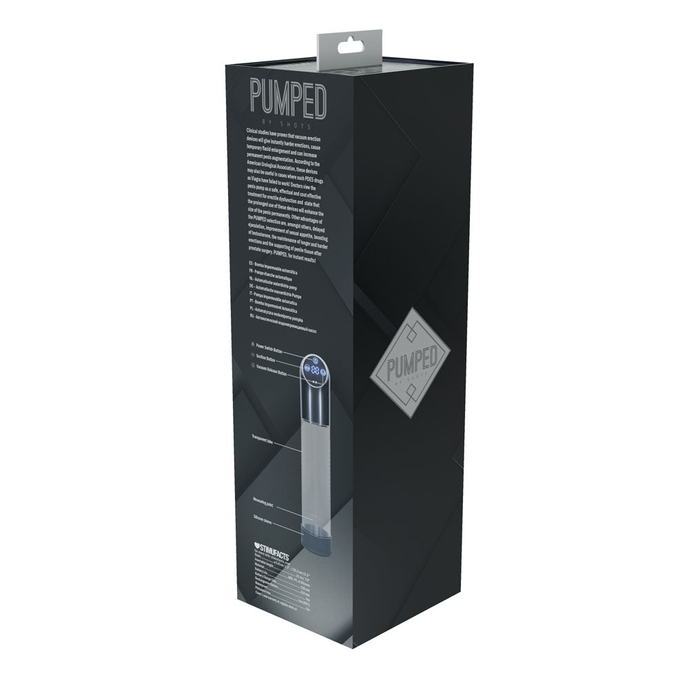 PUMPED Automatic Waterproof Pump - Gun Metal - PUMPS