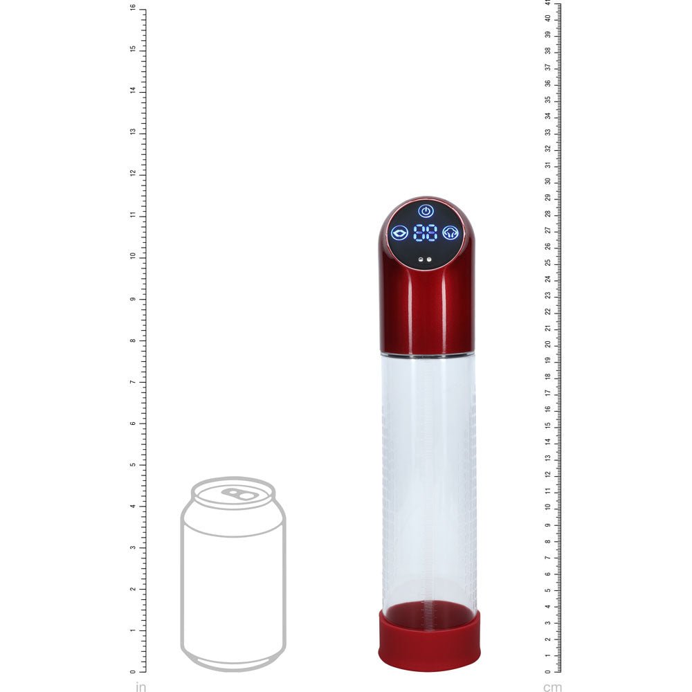 PUMPED Automatic Waterproof Pump - Metal Red - PUMPS