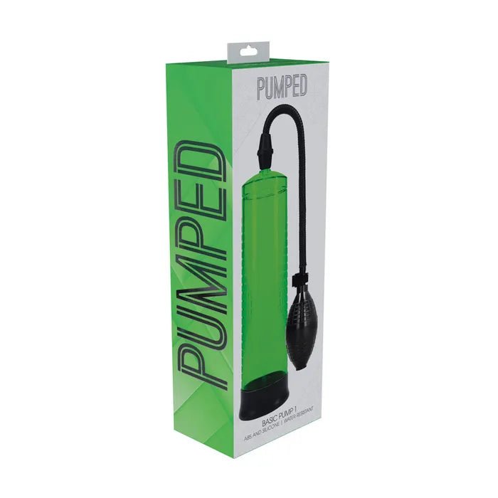 PUMPED Basic Pump 1 - Green - Green Penis Pump - PUMPS