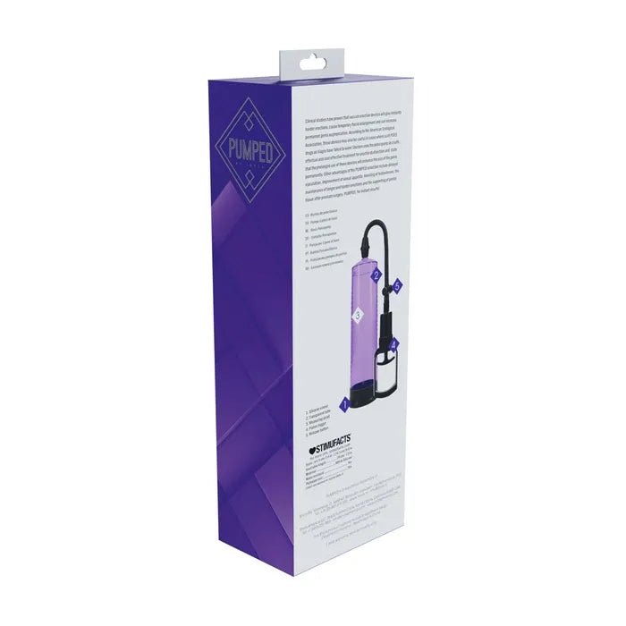 PUMPED Basic Pump 2 - Purple - Purple Penis Pump - PUMPS