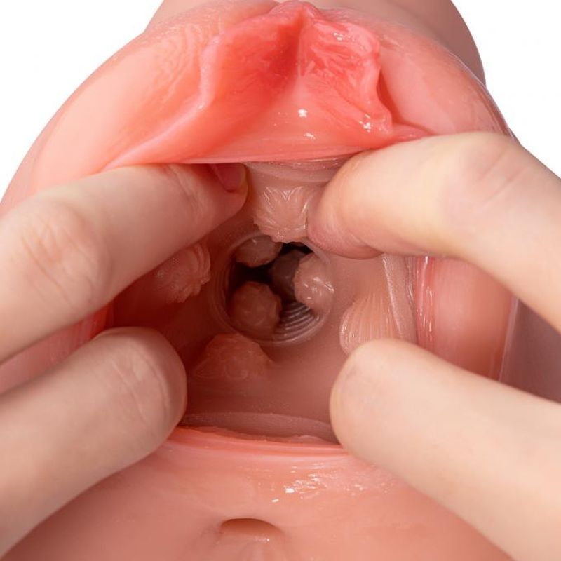 Ramar Realistic Vibrating Anal Vaginal Masturbator - Adult Toys