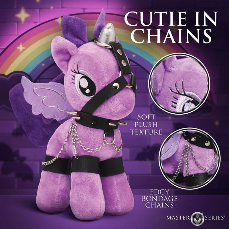 Raven Plum Bondage Pony - Adult Toys