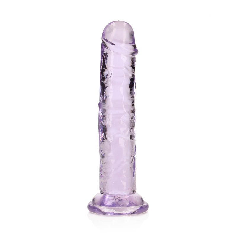 REALROCK 15.5 cm Straight Dildo - Purple - DONGS