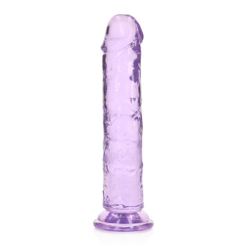 REALROCK 18 cm Straight Dildo - Purple 18 cm (7'') Dong - DONGS