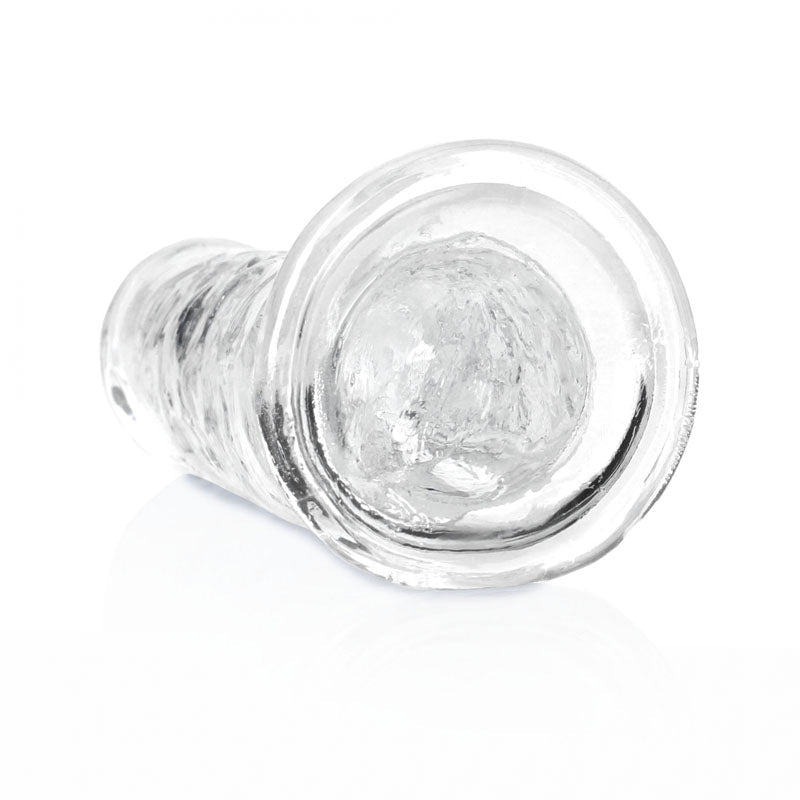 RealRock 7 Inch Straight Clear Dildo with Suction Cup β Shots Toys - DONGS