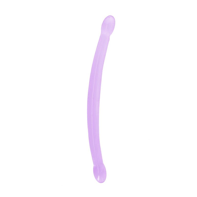 Realrock Double Dong 17 Inch Purple Non Realistic Sex Toy - DONGS