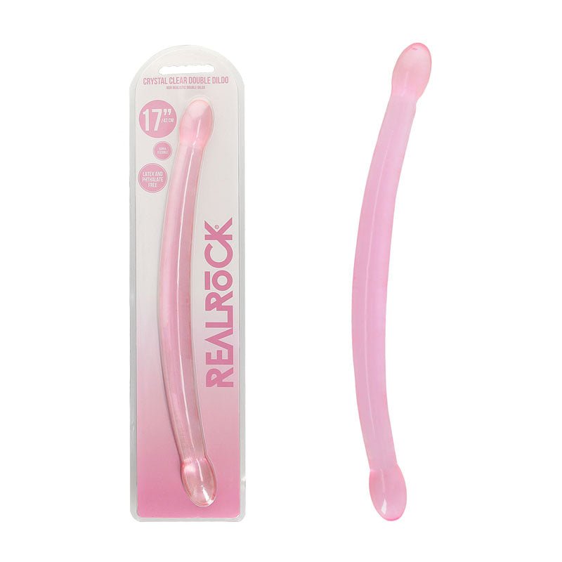 RealRock Non Realistic Double Dong 17 Inches Pink 42 Centimeters - DONGS