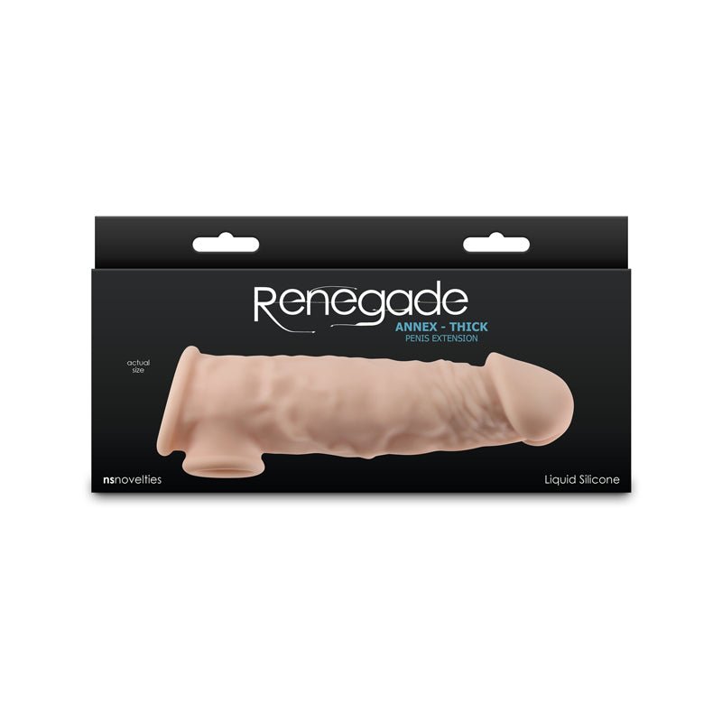 Renegade Annex - Thick Flesh 18.6 cm Penis Extender Sleeve - SLEEVES