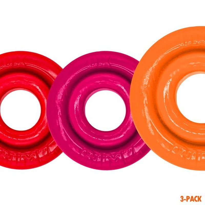 RimRingz 3 Pc Multi Size Fire Hots - cock ring