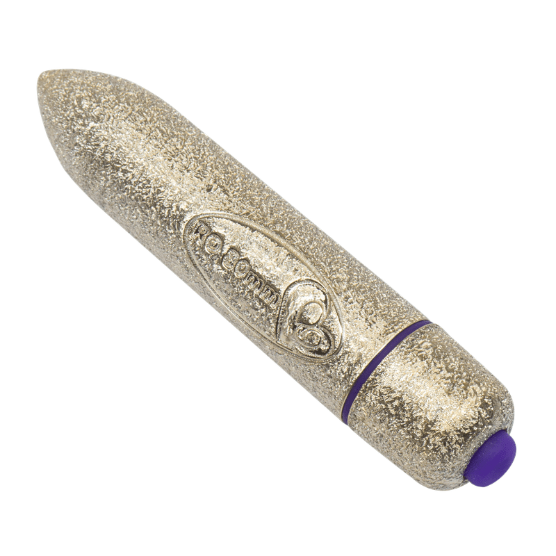 RO - 80mm 7 Speed Precious Rose Gold Vibrating Bullet - Adult Toys
