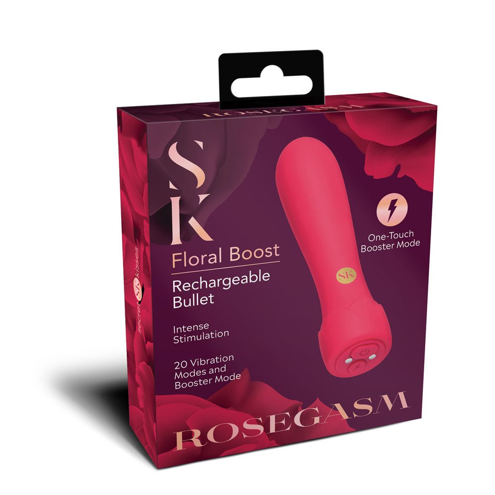 Rosegasm Floral Boost Bullet Vibrator Clitoral Stimulation - BULLETS & EGGS