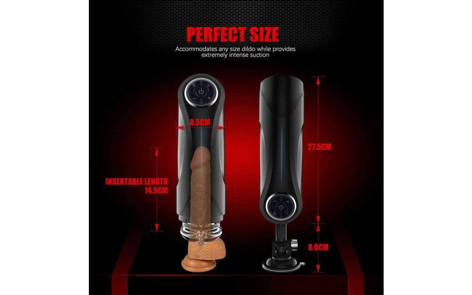 S - Hande Elisa Hands Free Auto Stroker β Thrusting Male Masturbator - Adult Toys