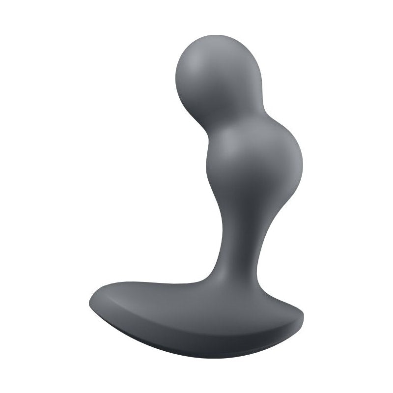 Satisfyer Deep Diver Vibrating Connect App Anal Plug Grey - Adult Toys