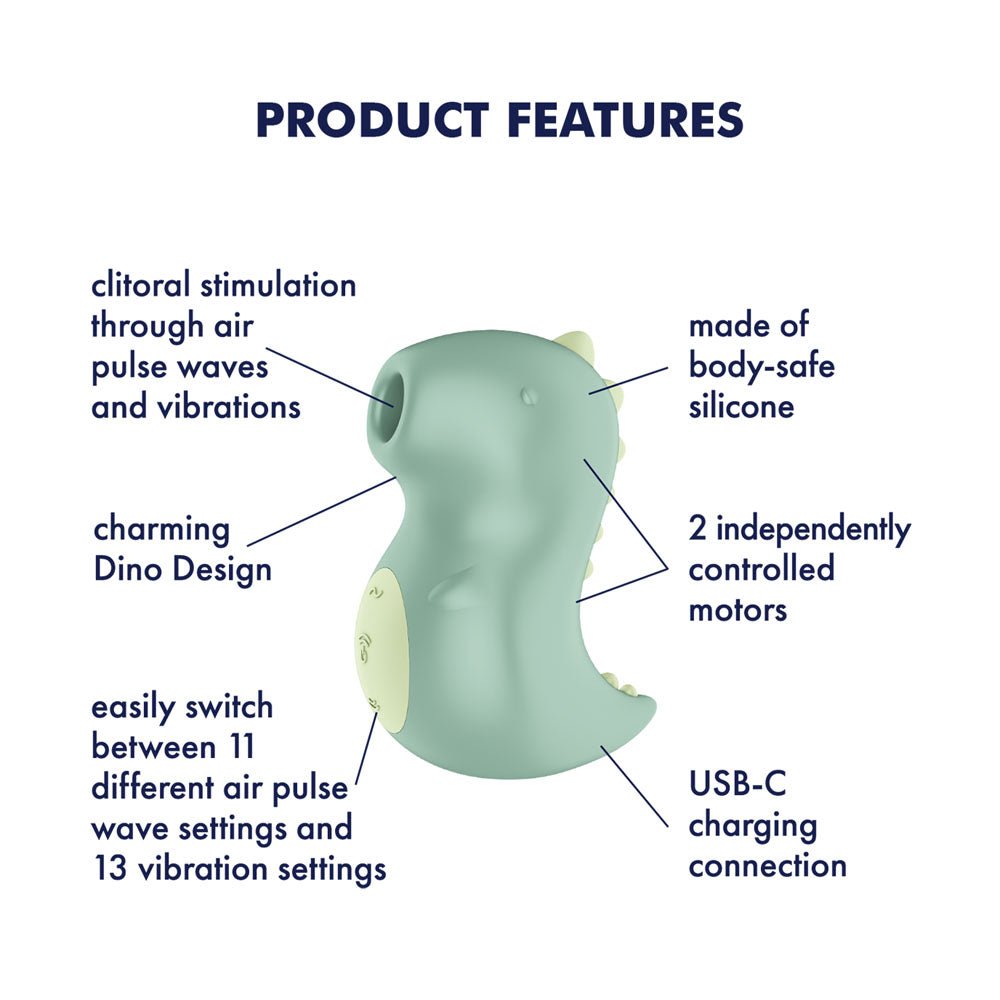 Satisfyer Din - OOOH - Mint Green Air Pulse Stimulator - AIR PULSATION - PREMIUM