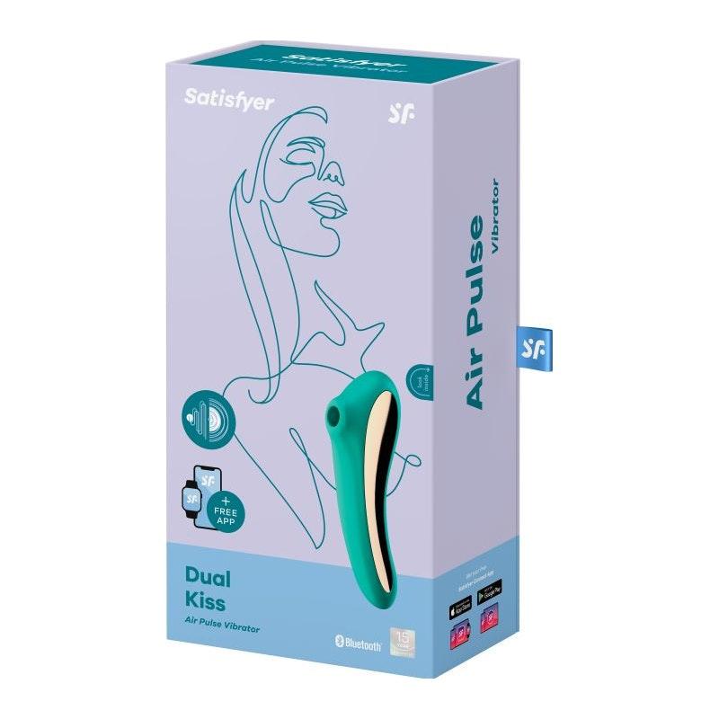 Satisfyer Dual Kiss Green - Adult Toys