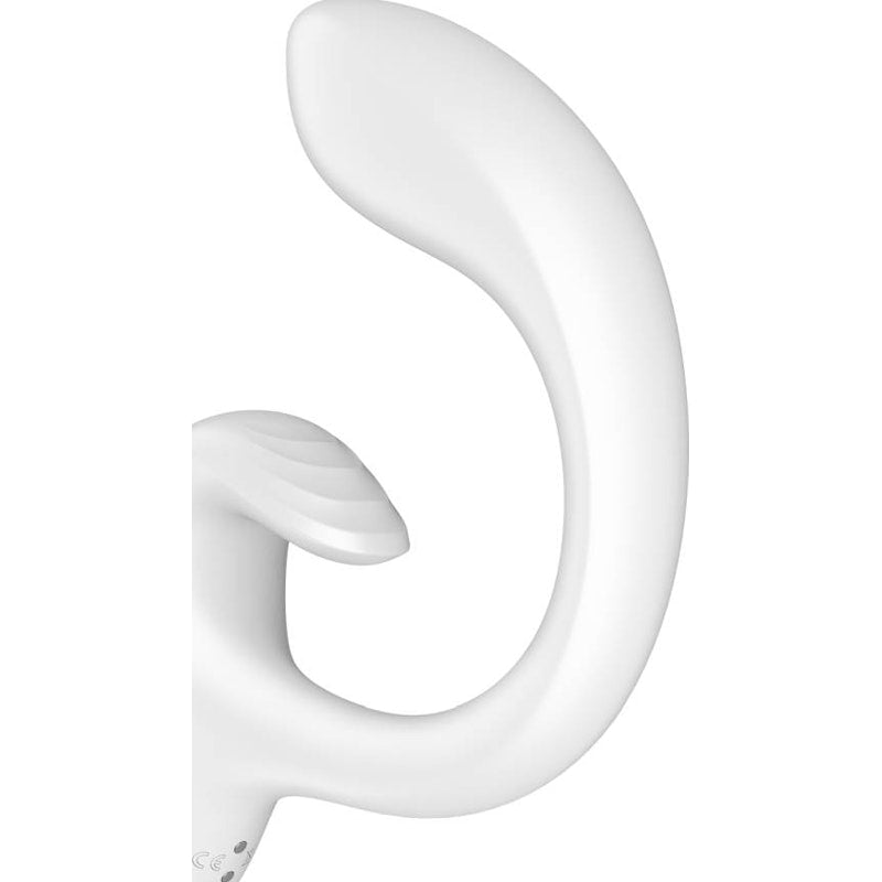 Satisfyer G for Goddess 1 Rabbit Vibrator White - Adult Toys